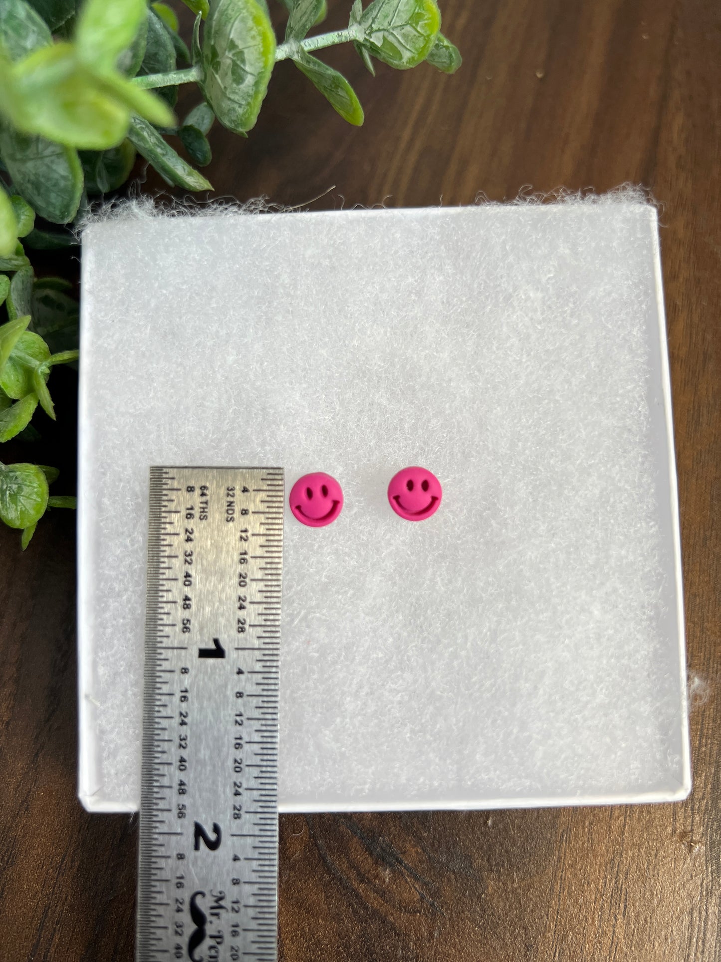 Tiny Smiley Face Stud