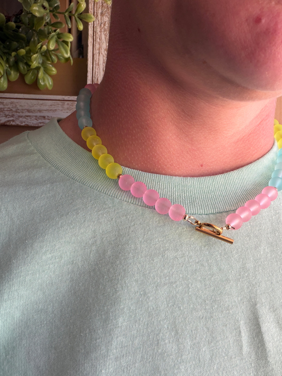Bubblegum Frosted Necklace