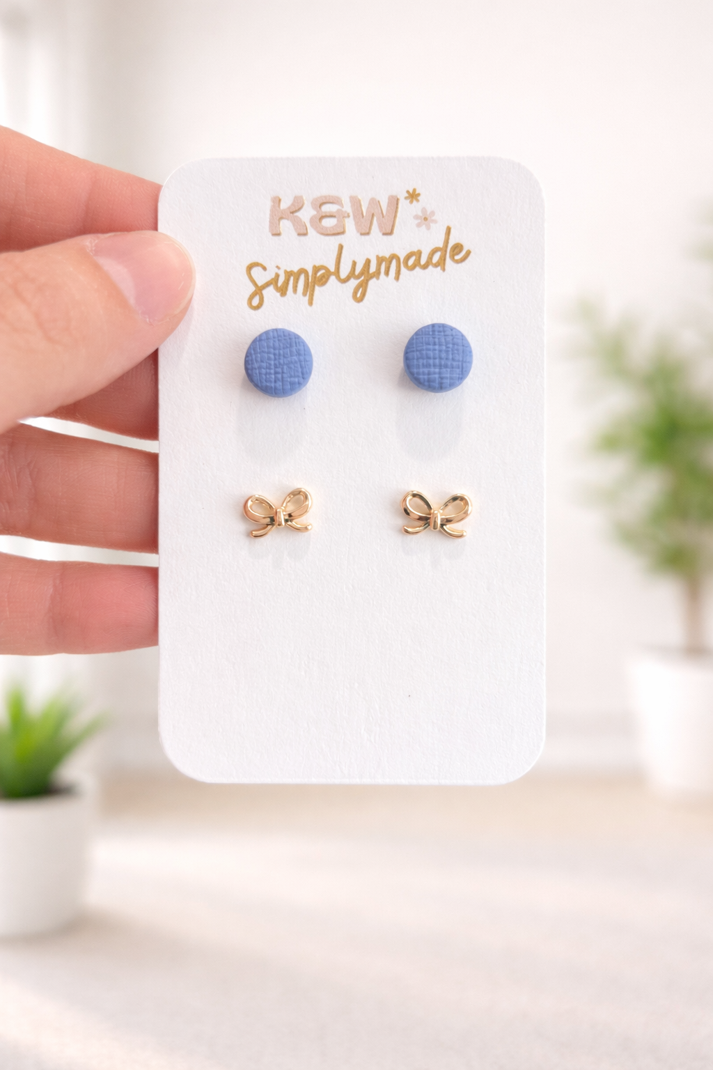 Something Blue Studs