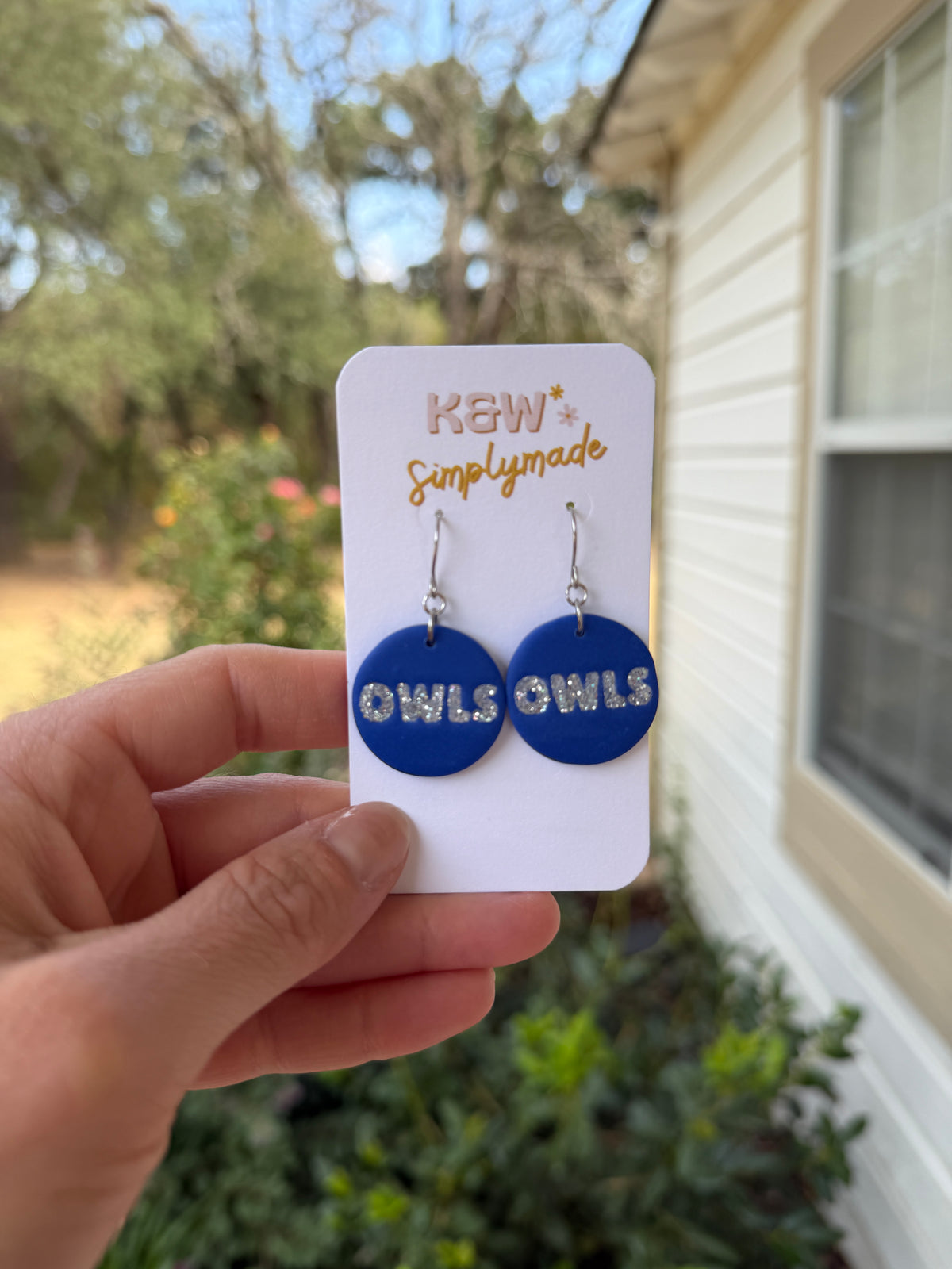 Owl Circle Dangles