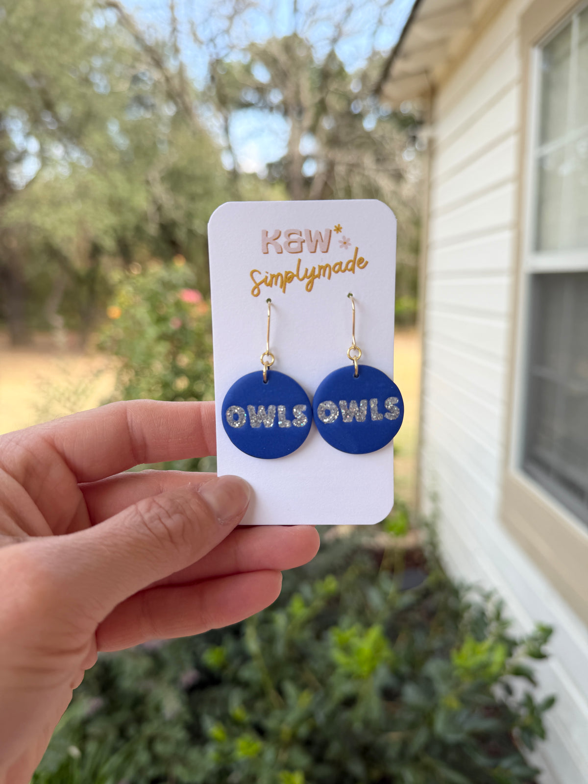 Owl Circle Dangles