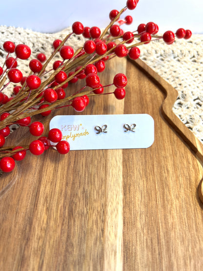Tiny Bow Stud