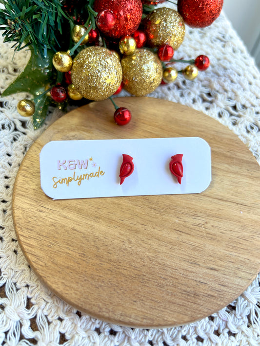 Cardinal Studs