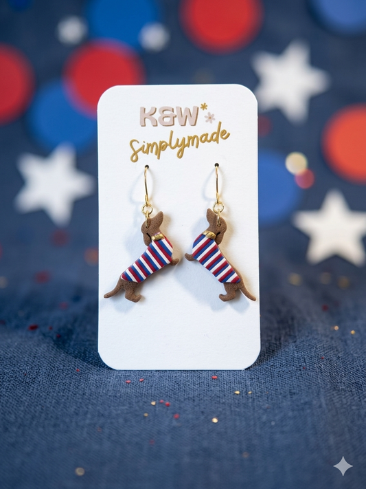 4th Of July Weenie Dangle