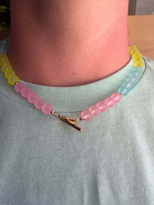 Bubblegum Frosted Necklace