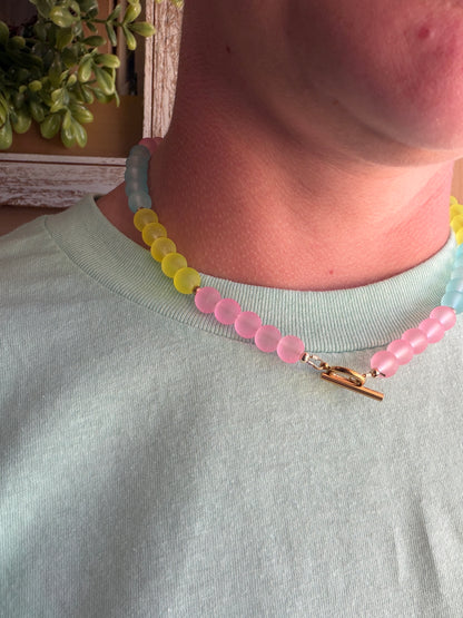 Bubblegum Frosted Necklace