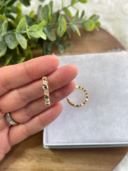 Jeweled Hoop