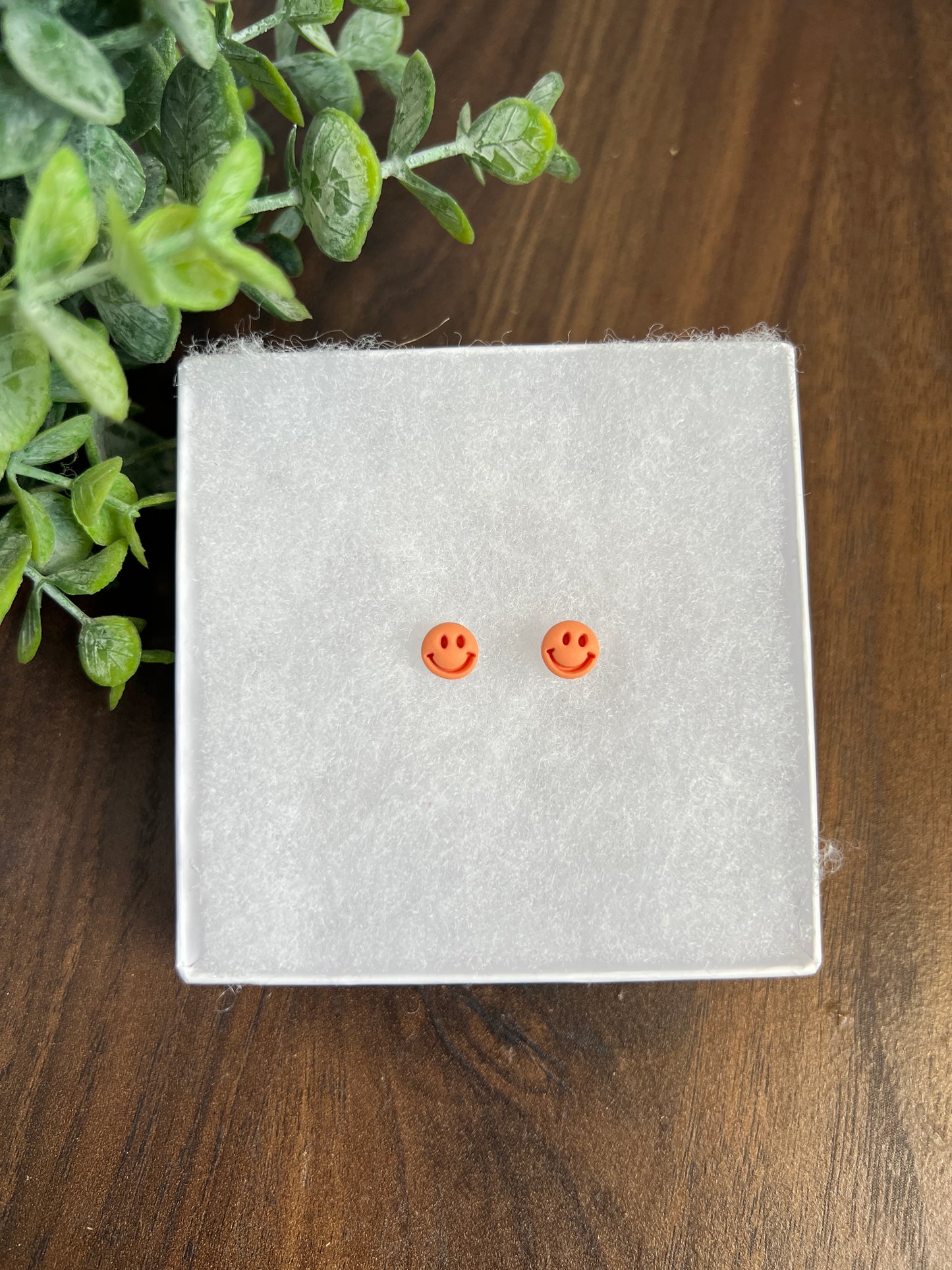 Tiny Smiley Face Stud