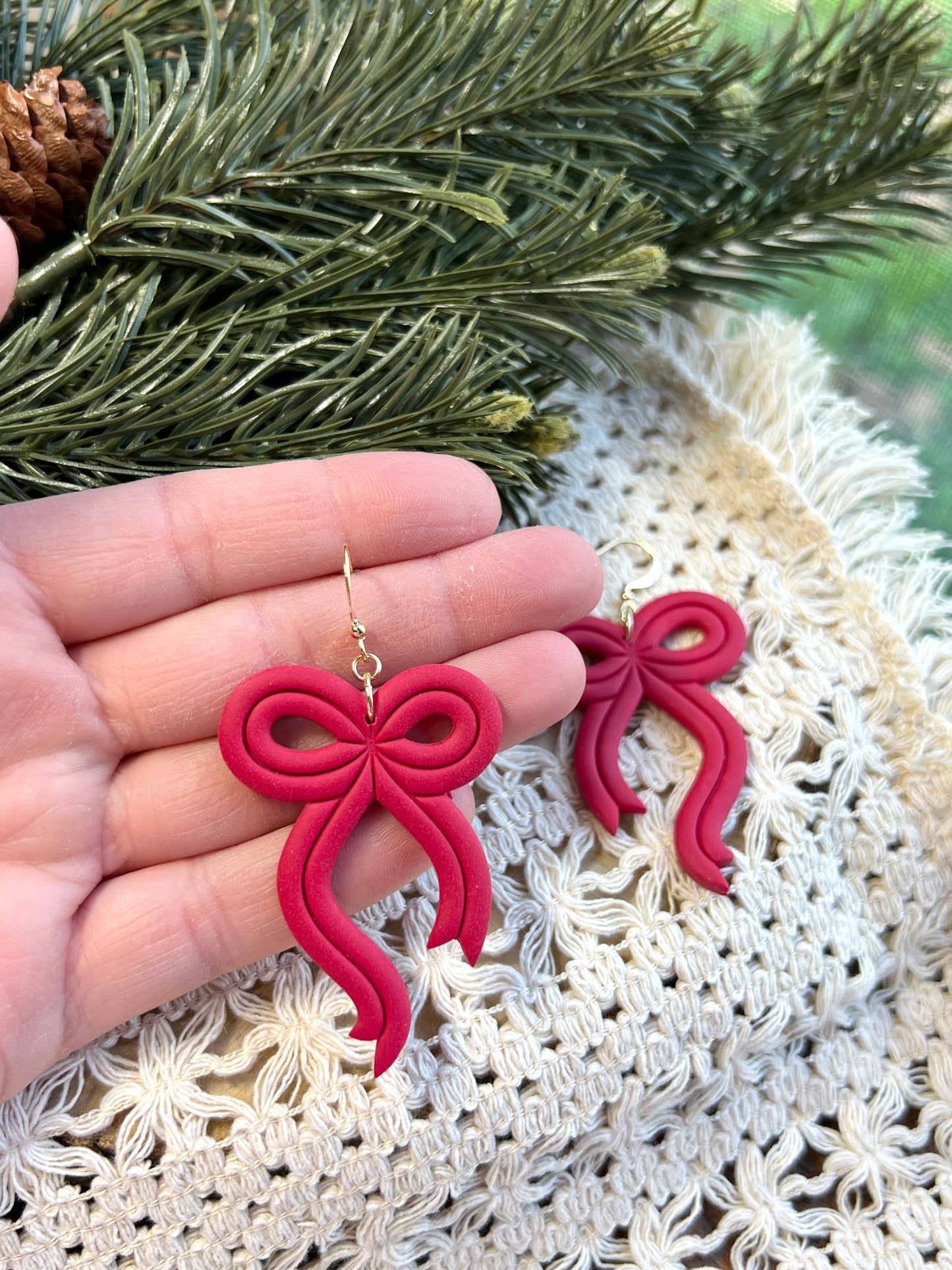 Elegant Bow Dangle