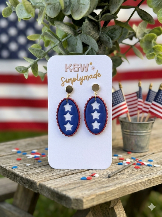 4th of July Frame Dangle