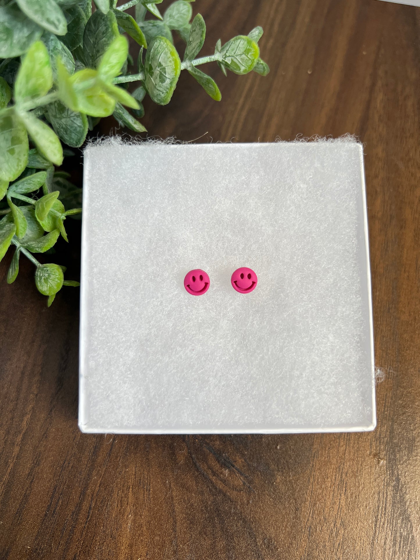 Tiny Smiley Face Stud