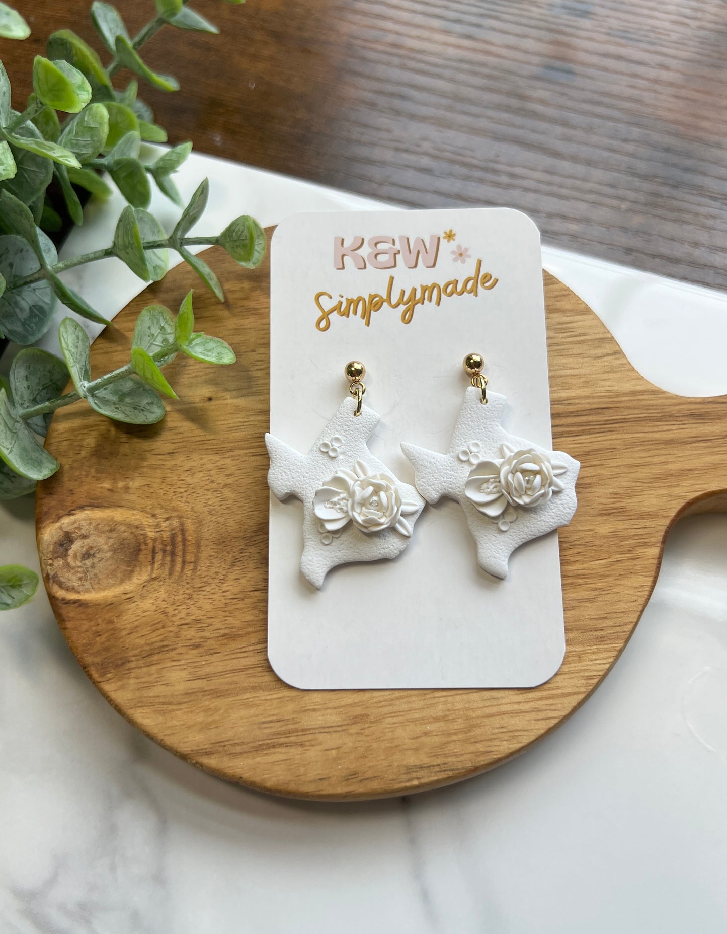Texas Floral Dangle