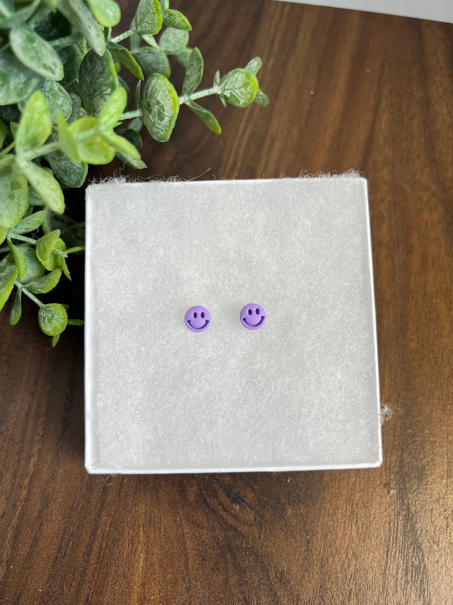 Tiny Smiley Face Stud