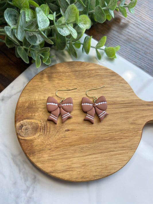 Football Bow Dangle