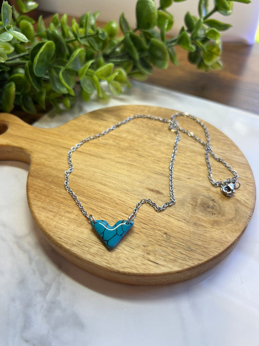 Clay Turquoise Necklace