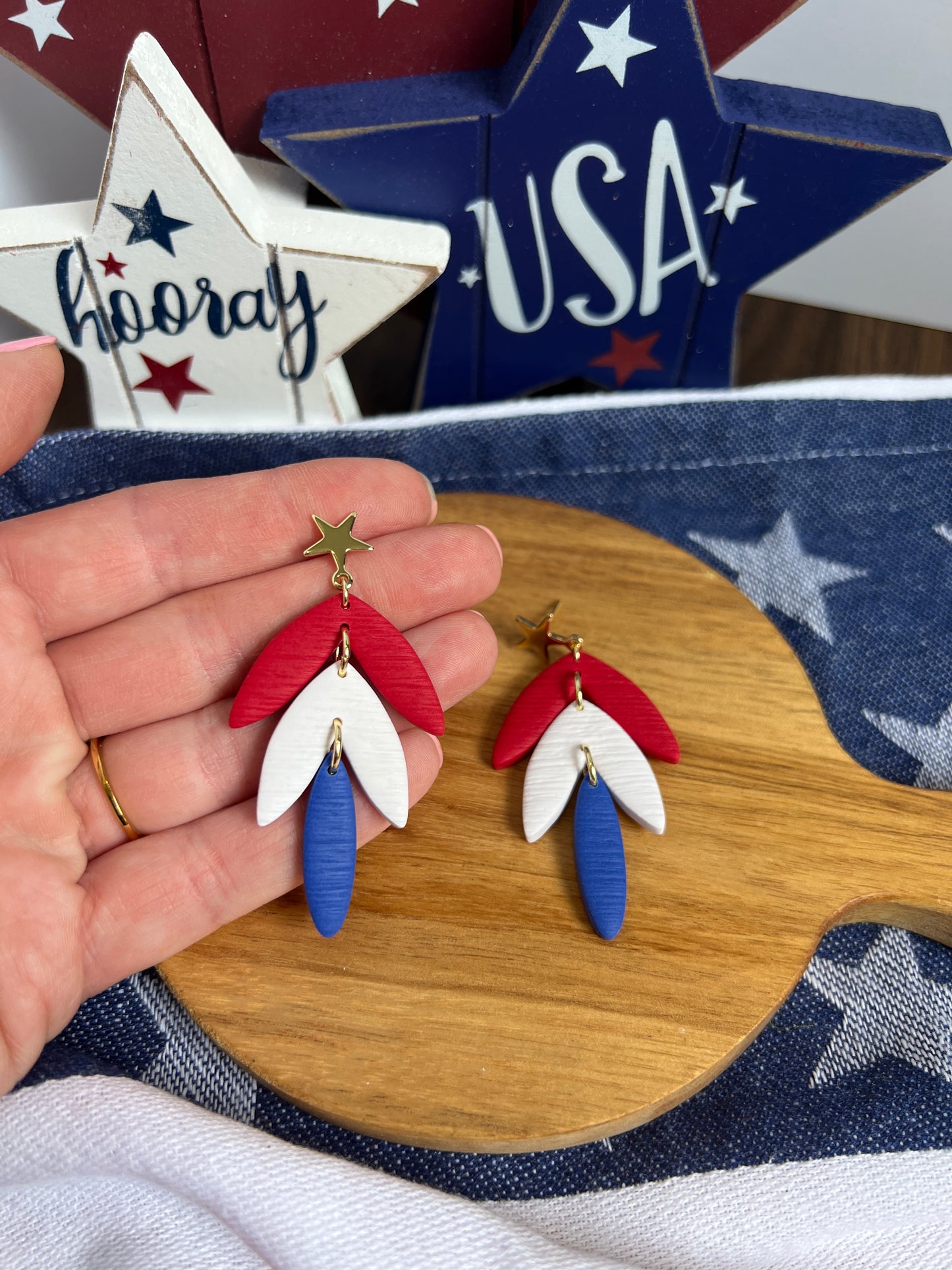 Red White and Boom Dangle