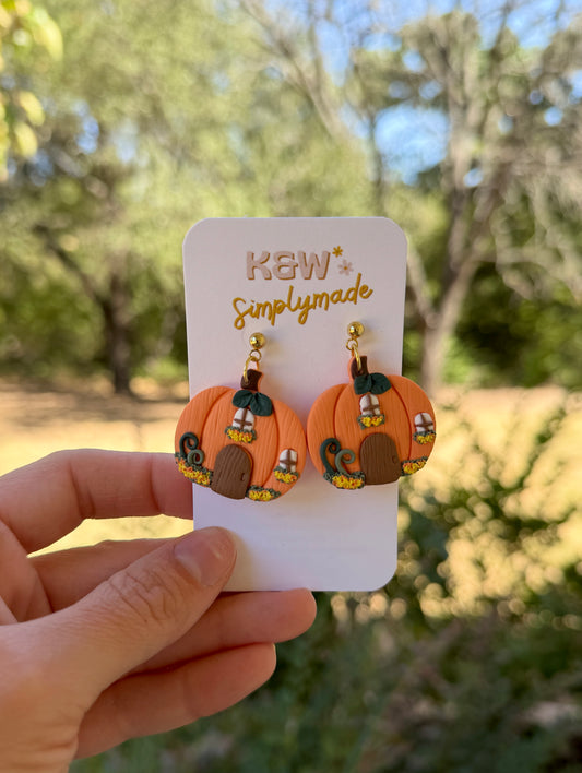 Pumpkin House Dangles