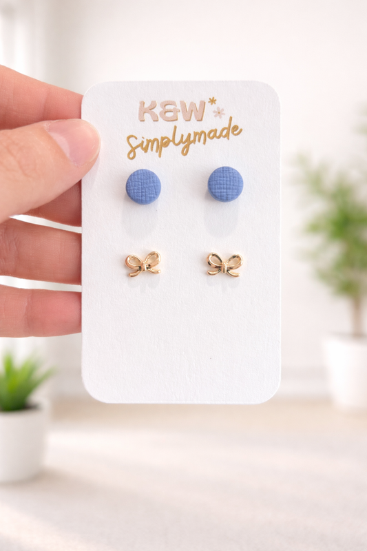 Something Blue Studs