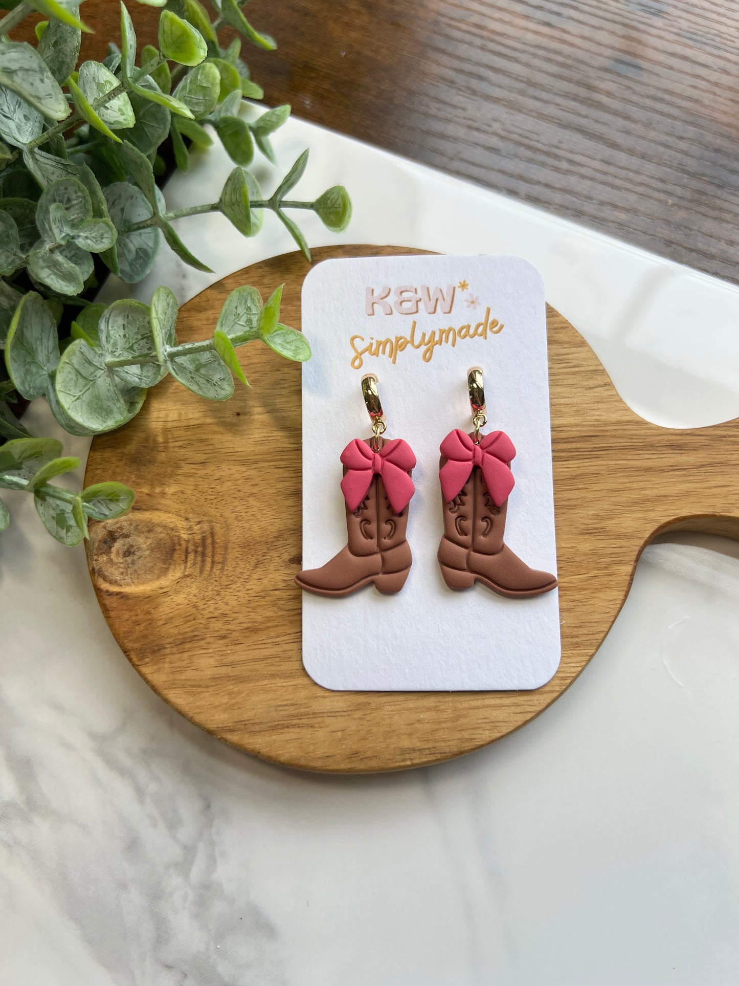 Boots & Bows Dangle