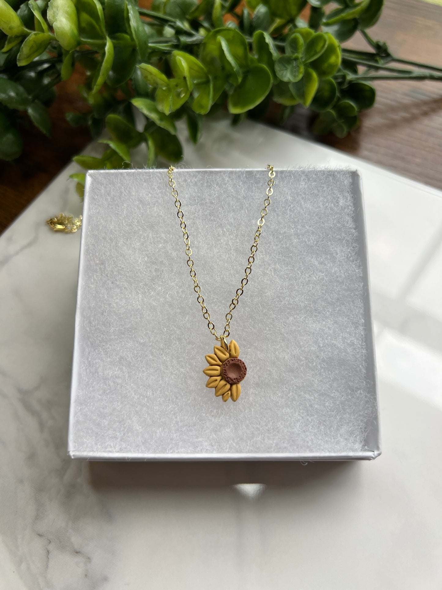 Sunflower Necklace