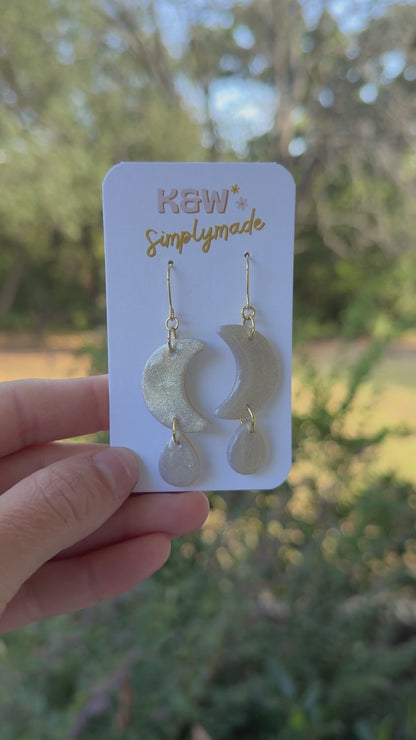 Shimmer Moon Dangle